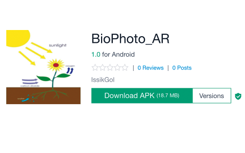 Figure 1. Android application to visualize a 2D image in 3D representation